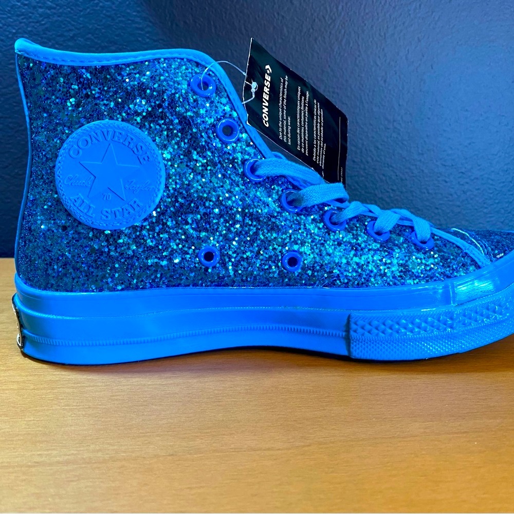 Converse Chuck 70 Hi Glitter Blue Hero